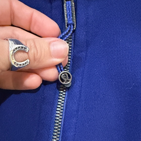 lululemon athletica Women's Royal Blue Full-Zip Hoodie - Picture 2 of 5